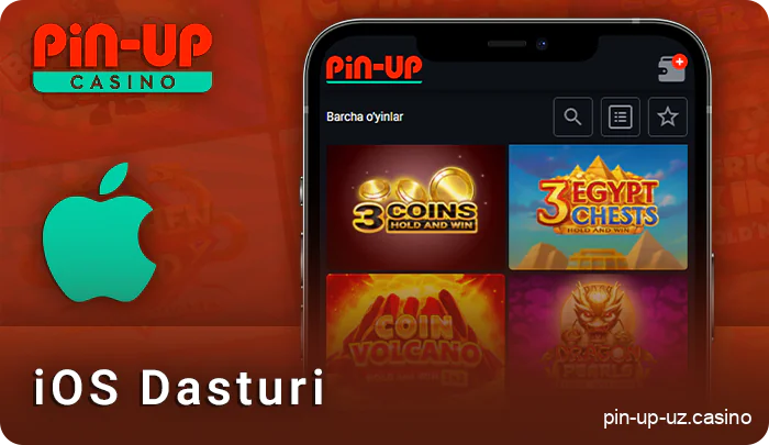 PIN Up Casino'ni IOS ilovasi orqali qanday o'ynash va yuklab olish mumkin