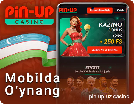 PIN Up dasturi Android va iOS qurilmalari uchun mo'ljallangan.